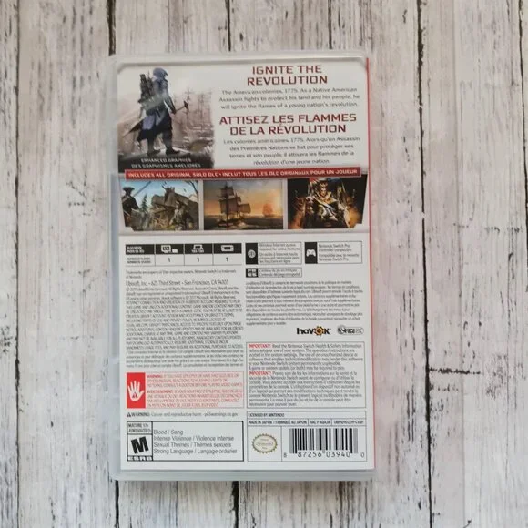 Nintendo Switch Assassin's Creed III Remastered Video Game and Case - Picture 3 of 3